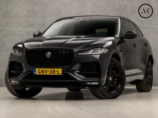 Hoofdafbeelding Jaguar F-PACE Jaguar F-PACE 2.0 P400e PHEV R-Dynamic Black Pack 404Pk Automaat (APPLE CARPLAY, GROOT NAVI, MERIDIAN AUDIO, 360 CAMERA, LEDEREN SPORTSTOELEN, ZWART HEMEL, GETINT GLAS, ELEK ACHTERKLEP, NIEUWSTAAT)