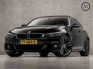 BMW 4 Serie Gran Coupé 418i M-Pakket High Executive Automaat (GROOT NAVI, VIRTUAL COCKPIT, SCHUIFDAK, STOELVERWARMING, GETINT GLAS, LEDEREN SPORTSTOELEN, M-STUUR, LM VELGEN, NIEUWE APK, NIEUWSTAAT)