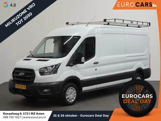 Ford Transit 310 105PK L3H2 Trend Imperiaal Navigatie Airco Parkeersensoren Bluetooth 3Zits Trekhaak Camera