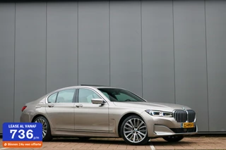 BMW 7-serie 745e High Executive | Glascoating | Nappa Cognac | Panoramadak | Leder interieurdelen.