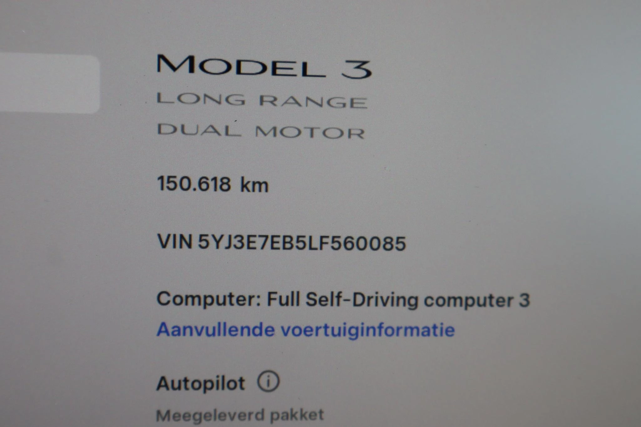 Hoofdafbeelding Tesla Model 3