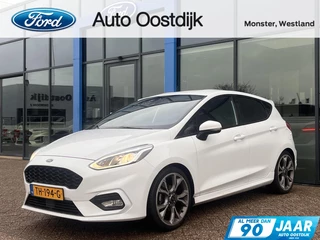 Hoofdafbeelding Ford Fiesta Ford Fiesta 1.0 EcoBoost ST-Line 100PK Winterpack Cruise Navi Keyless 18'' Velgen Parkeersensoren Achter Privacy Glass *Dealer Onderhouden*