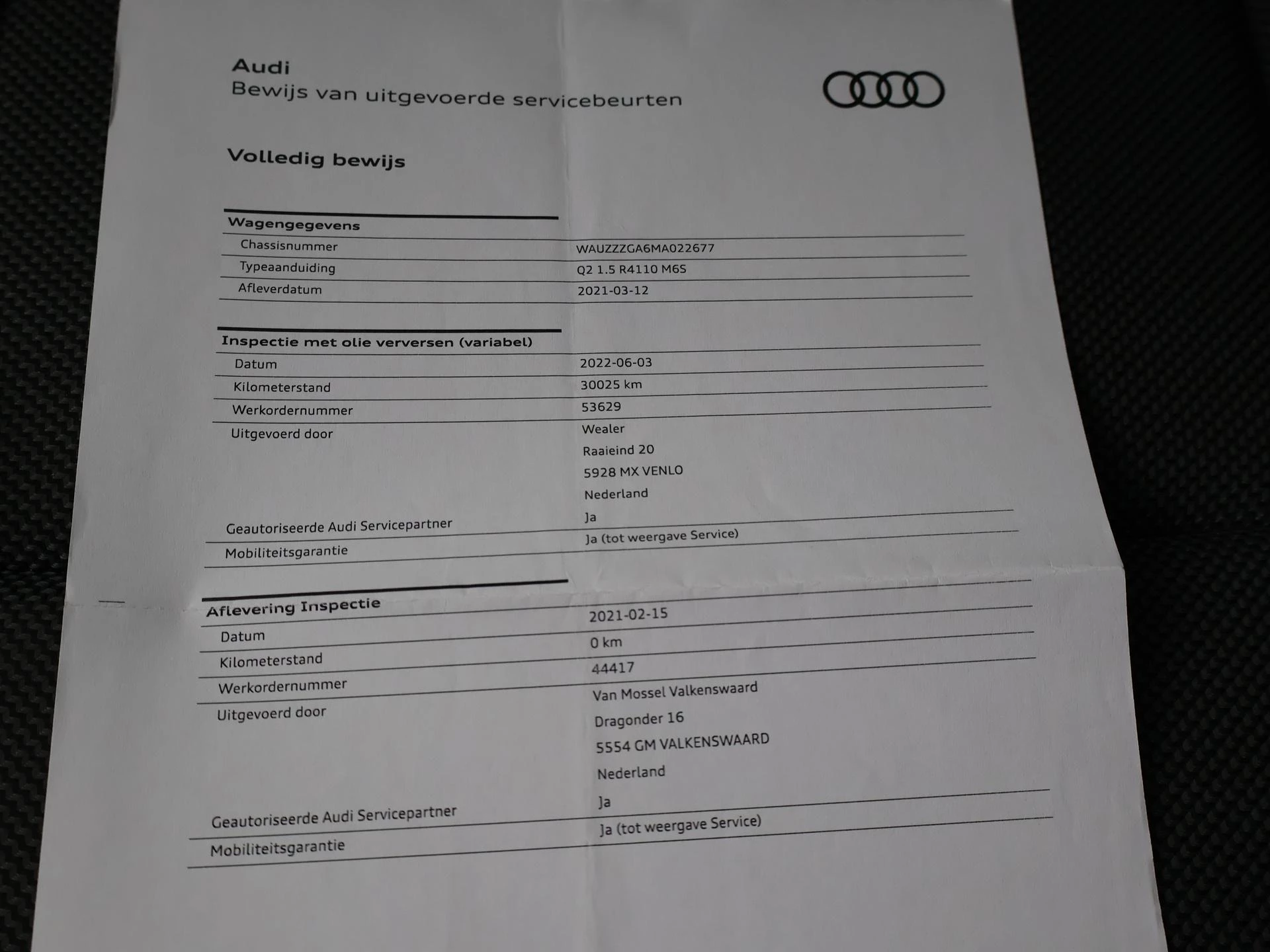 Hoofdafbeelding Audi Q2