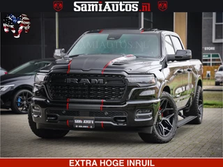 Dodge Ram 1500 Limited Night High Output 540HP 706Nm | Massage + Full Option | De Meest Luxe en Volle Pick-Up in zijn Klasse | Comfortabele Dubbele Cabine met Royale 5 Zitplaatsen | BPM vrij | Nu Leverbaar uit Voorraad | Voorraad Nr 2324 - 5142
