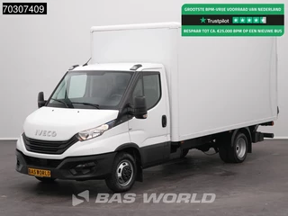 Iveco Daily 35C16 Laadklep Dubbellucht 160PK Bakwagen Airco Euro6 Meubelbak Koffer Airco