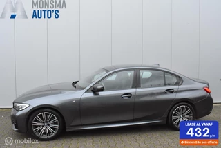 Hoofdafbeelding BMW 3 Serie BMW 330i M-Sport 2019 Mineralgrau Live-Cockpit M-Remmen Carplay DAB HiFi Stoelverwarming