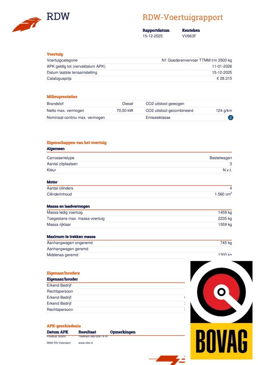 Hoofdafbeelding Ford Transit Connect