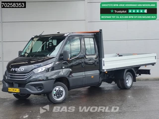 Iveco Daily 35C21 3.0L Automaat 210PK 2025-Model Open laadbak Dubbel Cabine Dubbellucht CarPlay ACC LED 3,5T Trekvermogen Euro6 Pritsche Pickup