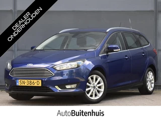Ford Focus Wagon 1.0 Titanium|1e Eigenaar|CLIMATE|PARKEERHULP|PDC|NAVI|CARPLAY|VOORRUITVERWARM.
