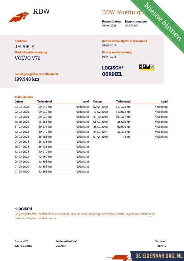 Hoofdafbeelding Volvo V70