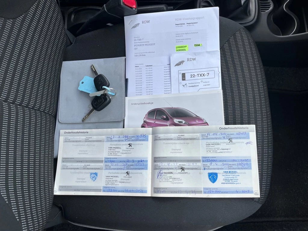 Hoofdafbeelding Peugeot 107