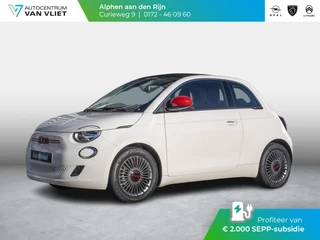 Hoofdafbeelding Fiat 500e Fiat 500e RED Cabrio 42 kWh | Uit voorraad leverbaar ! | CarPlay | PDC |