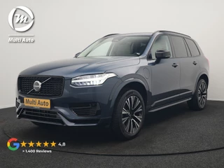 Volvo XC90 T8 Recharge AWD Plus Dark LONG RANGE 7 Persoons PHEV 455pk Dealer O.H. | Trekhaak Af Fabriek | Adaptive Cruise | Camera | Harman / Kardon | Lederen Sportstoelen Memory & Verwarmd | Google Assistent | Keyless | Blis | Stuur Verwarmd | Apple Carplay | Plug In Hybrid