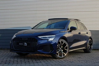 Audi A3 Sportback 35 TFSI 2x S-Line | Pano | RS Seats | Dode hoek | Camera | Black optik | Rode sticksels | Adaptive cruise | Lane