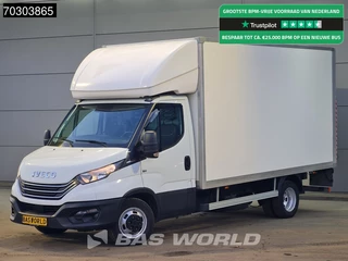 Iveco Daily 35C12 Laadklep Automaat Zijdeur Dubbellucht Bakwagen Airco Cruise Euro6 Meubelbak Koffer Airco Cruise control