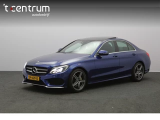 Mercedes-Benz C-Klasse 180 AMG-Line Sport Edition, Schuif-Kanteldak, Trekhaak, 360 Camera