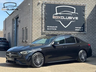 Hoofdafbeelding Mercedes-Benz C-Klasse Mercedes-Benz C-klasse 180 AMG Line Pano/Ambiente/Camera