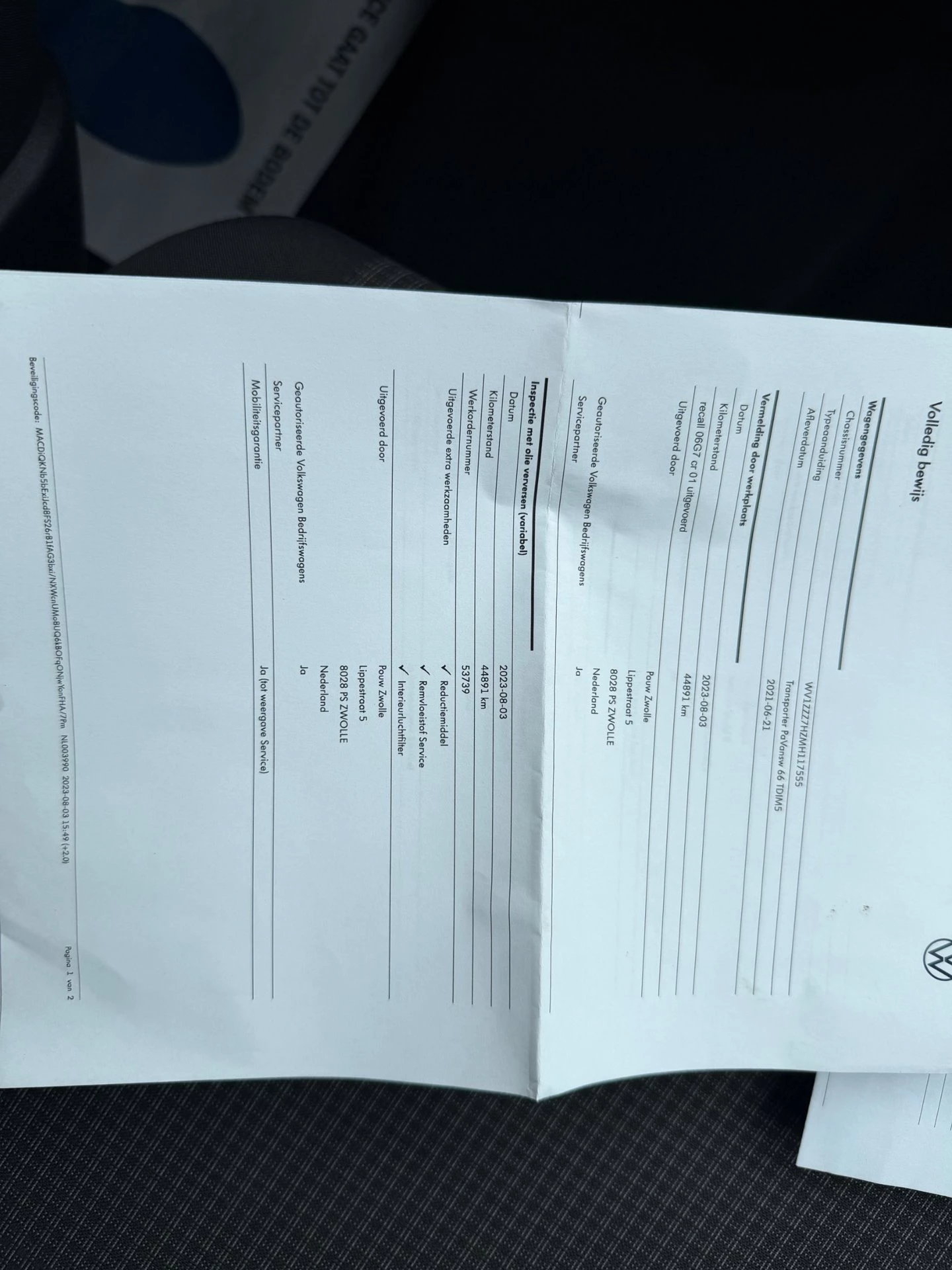 Hoofdafbeelding Volkswagen Transporter