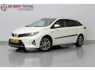 Hoofdafbeelding Toyota Auris Toyota Auris Touring Sports 1.8 Hybrid Lease Exclusive, AUTOMAAT | DEELS LEER | PANORAMADAK | TREKHAAK | STOELVERWARMING