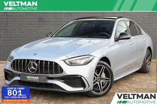 Mercedes C-klasse 300 e AMG Line PANO BURMESTER MEMORY DIGITAL LIGHT SFEERVERLICHTING
