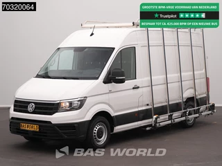 Volkswagen Crafter 177pk Glasresteel L3H3 Trekhaak Airco Cruise Parkeersensoren Imperiaal Euro6 L2 Resteel Airco Trekhaak Cruise control