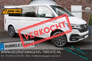 Volkswagen Transporter T6.1 2.0 TDI 204 PK DSG CARAVELLE L2H1 A-KLEP DUB/DUB ACC | LED | Leder | Virtual Cockpit | Privacy glass |