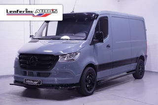 Hoofdafbeelding Mercedes-Benz Sprinter Mercedes-Benz Sprinter 215 CDI 150 pk Black&Grey Edition L2H1 Airco, 18" LMV, Bumpers in Kleur, Zonneklep, Grille Zwart, 2-Zits