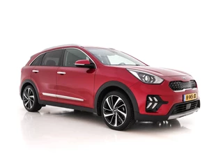 Kia Niro 1.6 GDi PHEV DynamicPlusLine PLUG IN (INCL-BTW) Aut. *NAVI-FULLMAP | KEYLESS | ADAPTIVE-CRUISE | 1/2-LEATHER | CAMERA | ECC | PDC | LANE-ASSIST | COMFORT-SEATS  | SHIFT-PADDLES | HEATED-SEATS | TOWBAR | 18"ALU*