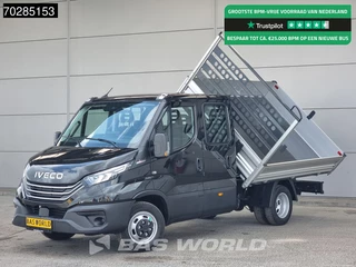 Iveco Daily 35C21 Open Laadbak Dubbel Cabine 210PK 3.0L Dubbellucht Airco Cruise LED Camera Pritsche Pickup Open Box 2m3 Airco