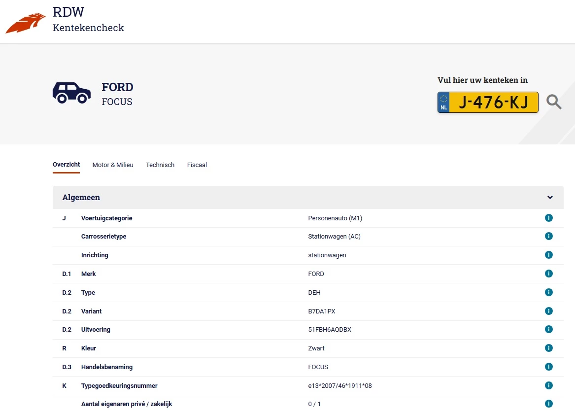 Hoofdafbeelding Ford Focus