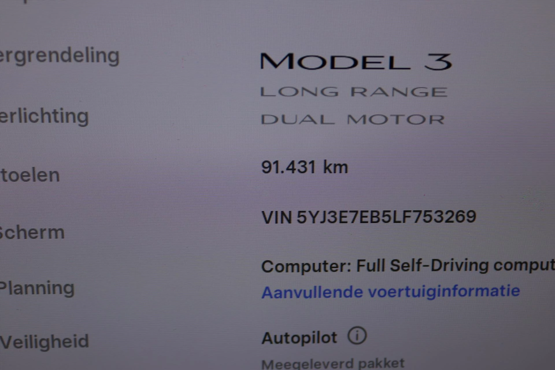 Hoofdafbeelding Tesla Model 3