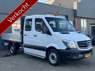 Mercedes-Benz Sprinter 211 2.2 CDI 366 DC Airco Trekhaak 2000 kg Cruise controle 6 persoons Open laadbak 1e eigenaar Dealer onderhouden Euro 6 Pick-up bakwagen