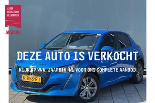 Peugeot e-208 BWJ 12-2021 | 136PK EV Active Pack 50 kWh | STOELVERW | LED | CARPLAY | CLIMA | NAVI | CRUISE | PDC |