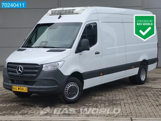 Hoofdafbeelding Mercedes-Benz Sprinter Mercedes Sprinter 519 CDI Automaat L3H2 Koeler Thermo King V-200 MAX 230V stekker Airco ACC Camera Koelwagen Koel Kühlwagen Dubbellucht 12m3 Airco