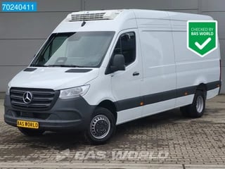 Mercedes Sprinter 519 CDI Automaat L3H2 Koeler Thermo King V-200 MAX 230V stekker Airco ACC Camera Koelwagen Koel Kühlwagen Dubbellucht 12m3 Airco