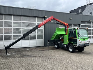 Boki Kiefer HY1251S Werktuigdrager Palfinger Laadkraan 3 zijden kipper 4 wiel besturing 4x4 vierwielaandrijving Trekhaak 2500kg