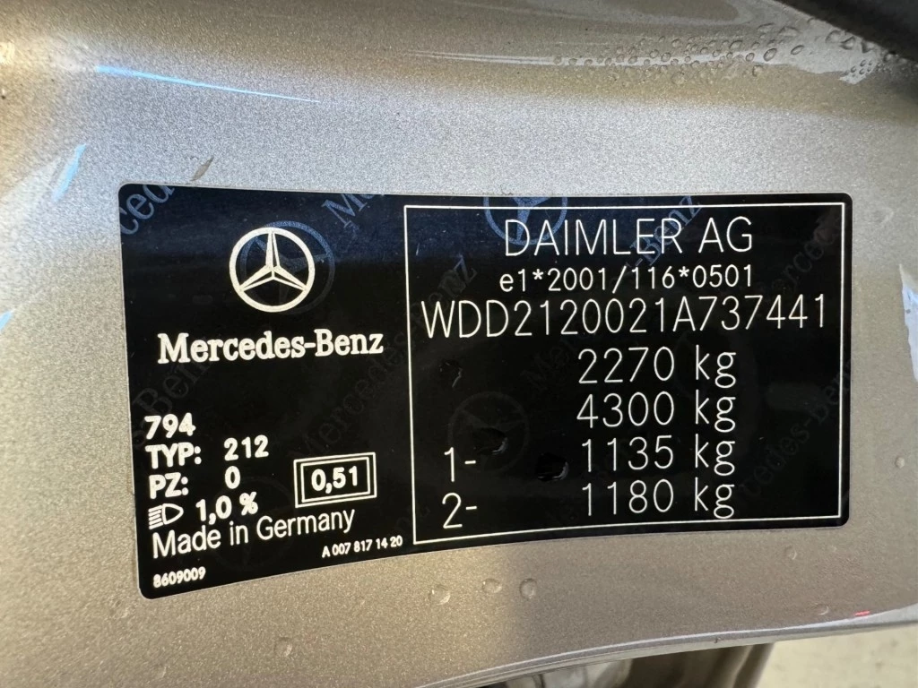Hoofdafbeelding Mercedes-Benz E-Klasse
