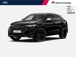 Audi SQ8 4.0 TFSI 507 PK · HD-matrix + laser koplampen · Panoramadak · Audi exclusive Alcantara · Sportstoelen plus rood stiksel