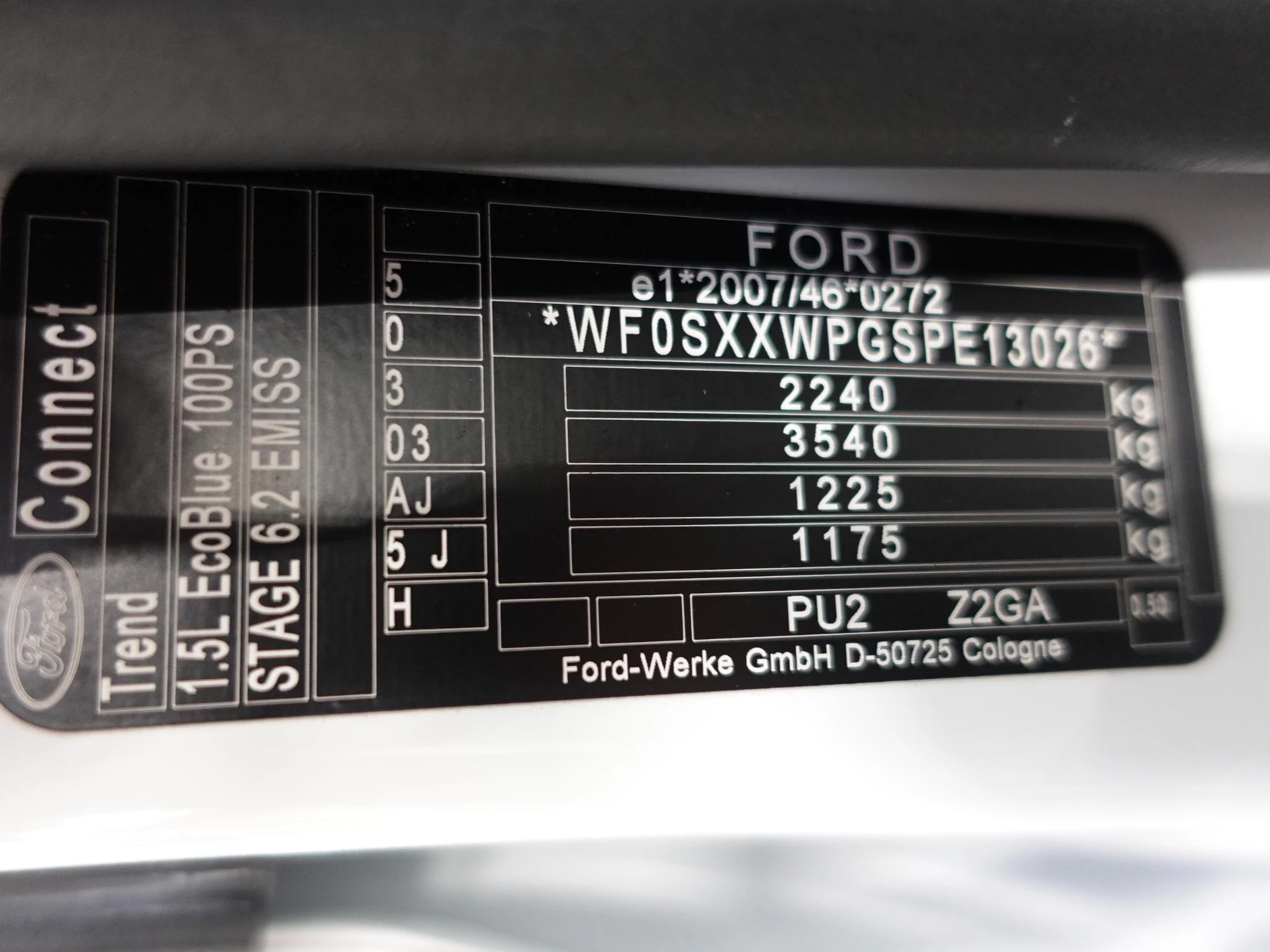 Hoofdafbeelding Ford Transit Connect