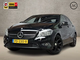 Mercedes-Benz A-Klasse 180 Sport (NAVIGATIE, BLACK PACK, LEDER, GETINT GLAS, ZWART HEMEL, SPORTSTOELEN, PARKEERSENSOREN, CRUISE, NIEUWE APK, NIEUWSTAAT)