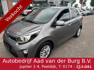 Kia Picanto 1.0 67pk Automaat  Stoel en Stuur verwarming ,  Navigatie / Apple carplay  / Android auto , Achteruit camera , Bluetooth , Priveglas , Chrome handgrepen , Sport Velgen ,  9.500km !!