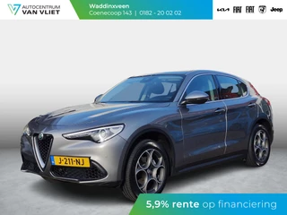 Hoofdafbeelding Alfa Romeo Stelvio Alfa Romeo Stelvio 2.0 Turbo Aut. AWD 200pk Super | Schuif/Kantel dak | Trekhaak | Leder | Navi | Elek. Stoelen