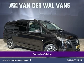 Mercedes-Benz Vito 116 CDI 164pk 9G-Tronic Automaat L2H1 Dubbele Cabine Fabrieksgarantie Euro6 Airco | 2x Zijdeur | 5-Zits | Camera | Navigatie LED, LM Velgen, 2500kg Trekhaak, Adaptieve Cruisecontrol, Parkeersensoren, MBUX