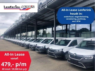 Renault Kangoo 1.5 Blue dCi 95 pk Autorijden zonder zorgen Lenferink's ALL-IN Lease deal va 479,- ex BTW p/mnd