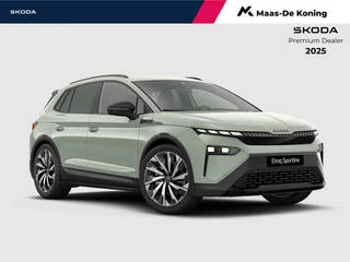 Hoofdafbeelding Škoda Elroq Škoda Elroq Sportline Elektromotor 210 kW / 286 PK SUV Elektri sch | Timiano Green | Trekhaak | Light band | 3000,- inruilbonus