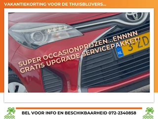 Toyota Yaris 1.0 VVT-i Aspiration | Summer Red Metallic | Navi/Airco/Camera/Compleet onderhouden!