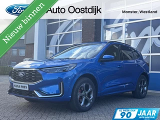 Ford Kuga 2.5 PHEV ST-Line X 243PK Elek. Trekhaak AGR Stoelen Adaptieve Cruise 2100KG Trekgewicht Winterpack Camera Blind-Spot Navi Climate B&O *Compleet*