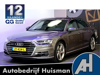 Audi A8 50 TDI Quattro 210kW/286pk Aut8 Pro Line Plus BANG&OLUFSEN + SOFTCLOSE + LUCHTVERING + COMFORTLEDER + MATRIX LED + ADAPT.CRUISE + LANE ASSIST + 360 CAMERA + DRIVE SELEKT + STOELMASSAGE/-VERWARMING&-KOELING + PARKSENSOREN + 20" ZOMERWIELEN + 19" WINTERWIEL