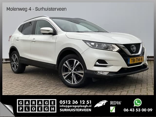 Nissan QASHQAI 1.2 N-Connecta Pano.dak Nav/360Cam Keyless Led Voll.onderhouden!