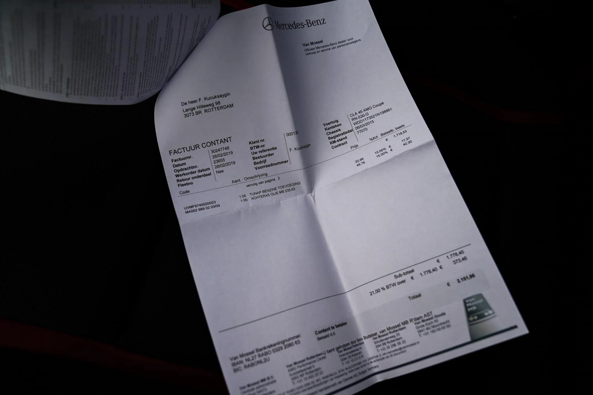 Hoofdafbeelding Mercedes-Benz CLA